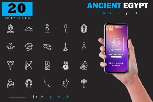 Ancient Egypt Icon Pack: Integrating Historical Symbolism into Modern Design Workflows