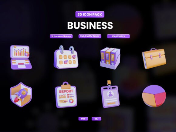 Business 3D Icon Design and Its Role in Modern Digital Storytelling