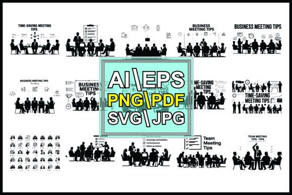 Evaluating the Silhouette Meeting Tips Infographics Collection for Professionals