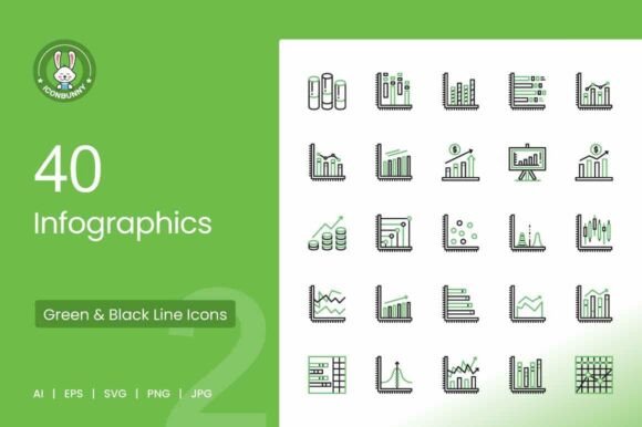 Getting the Most from Your Infographics Green Black Icons