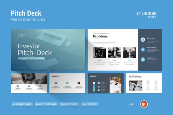 Investor Pitch Deck PowerPoint Template: Transforming Your Vision into a Visual Story