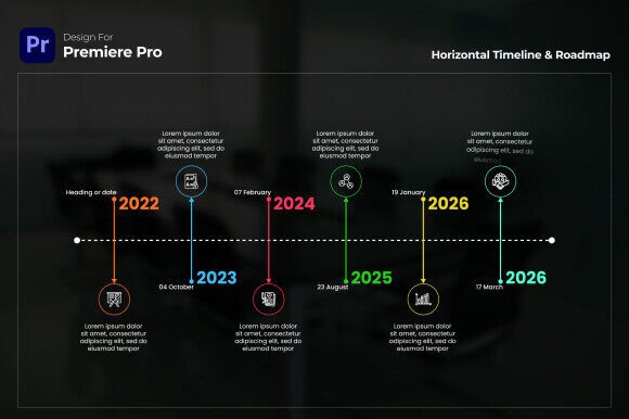 Mastering Visual Storytelling with the Horizontal Timeline Premiere Pro Template