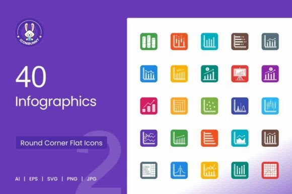Unlocking Visual Communication: The Power of Infographics Filled Round Corner Icons
